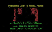 Star Wars for IBM PC/Compatibles - High score table.