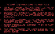 Star Wars for IBM PC/Compatibles - Game instructions.