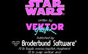 Star Wars for IBM PC/Compatibles - Title screen.