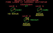 Star Wars for IBM PC/Compatibles - Select a starting difficulty level.