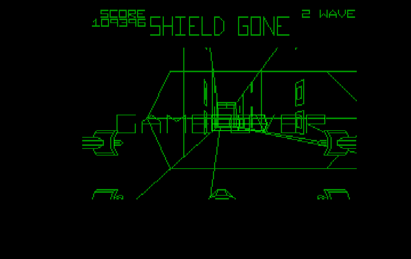 Star Wars IBM PC/Compatibles Screenshot: Game over.