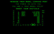 Star Wars for IBM PC/Compatibles - Enter your initials in the high score table...