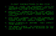 Star Wars for IBM PC/Compatibles - Game instructions.