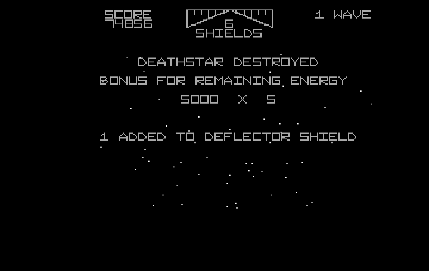 Star Wars IBM PC/Compatibles Screenshot: Ready for the next wave?