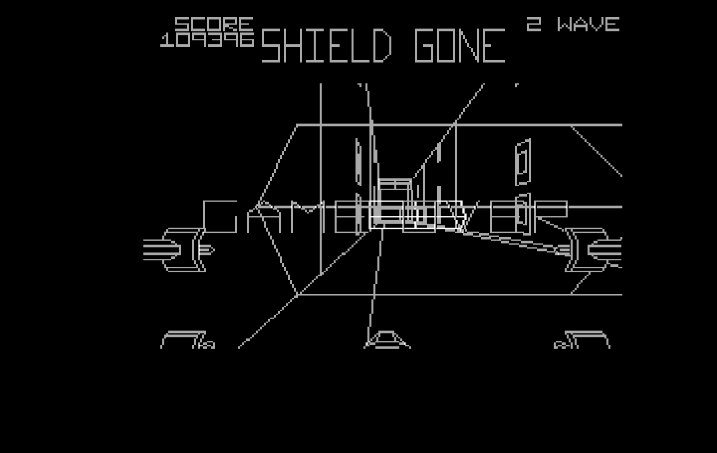 Star Wars IBM PC/Compatibles Screenshot: Game over.