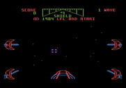 Star Wars for Atari 5200 - Starting screen / game copyright.