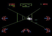 Star Wars for Atari 5200 - Attacking the death star on the first, easy level.