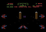 Star Wars for Atari 5200 - Shoot the towers before they attack you.