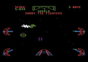 Star Wars for Atari 5200 - There's the death star, time to attack...