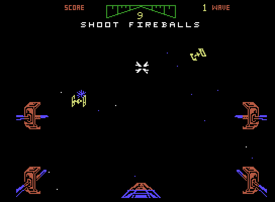 Star Wars ColecoVision Screenshot: Game start.