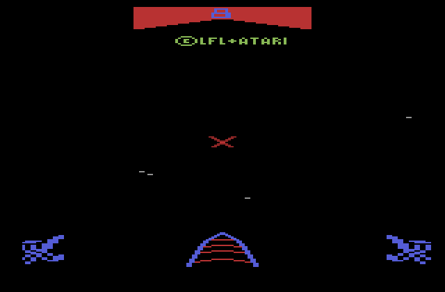 Star Wars Atari 2600 Screenshot: Starting screen.