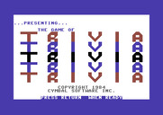 Entertainment Trivia for Commodore 64 - Title screen.
