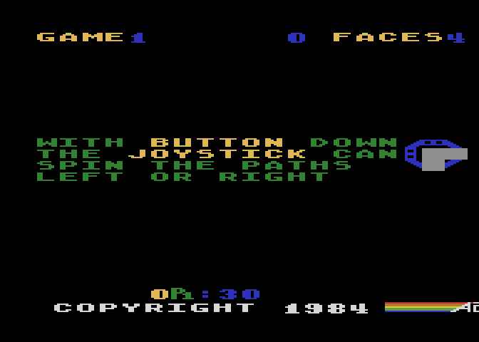 Zenji Atari 5200 Screenshot: The game instructions continue...