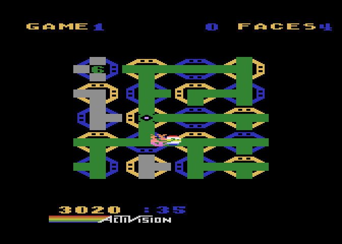 Zenji Atari 5200 Screenshot: I was caught!