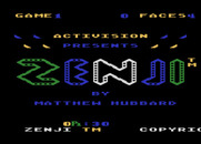 Zenji for Atari 5200 - Title screen.