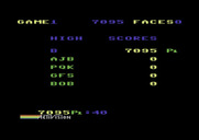 Zenji for Commodore 64 - The high score screen.