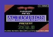 Zenji for Commodore 64 - Loading screen (European cassette release)
