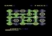 Zenji for Commodore 64 - As the game progresses the mazes get larger...