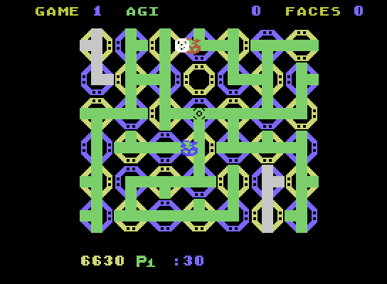 Zenji ColecoVision Screenshot: Trapped! The flame got me...