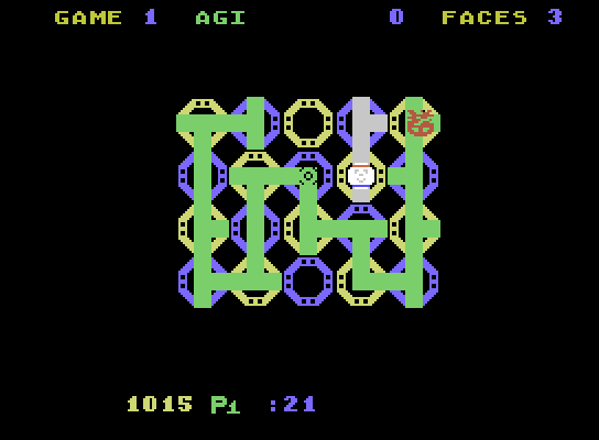 Zenji ColecoVision Screenshot: How do I connect the last section of the maze?