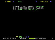 Zenji for ColecoVision - Part of the game instructions.
