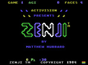 Zenji for ColecoVision - Title screen.