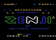 Zenji for Atari 8-bit - Title screen.