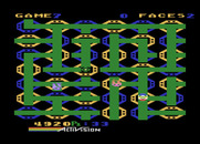 Zenji for Atari 8-bit - Level complete.