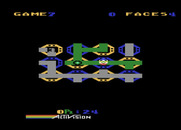 Zenji for Atari 8-bit - Game start.