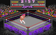 Championship Wrestling for Atari ST - Fight in progress...