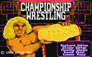 Championship Wrestling for Atari ST - Title screen.