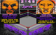 Championship Wrestling for Atari ST - Introduction if you choose Zeke Weasel as your character.
