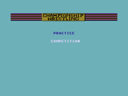 Championship Wrestling for Commodore 16 & Plus/4 - The main menu.