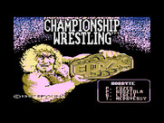 Championship Wrestling for Commodore 16 & Plus/4 - Title screen.