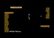Pitfall II: Lost Caverns for Commodore 64 - Use a balloon to reach new platforms...