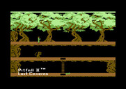 Pitfall II: Lost Caverns for Commodore 64 - Title screen.