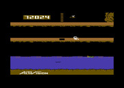 Pitfall II: Lost Caverns for Commodore 64 - I fell all the way down into the water...
