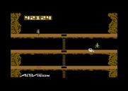 Pitfall II: Lost Caverns for Commodore 64 - Jumping over a scorpion...