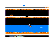 Pitfall II: Lost Caverns for TRS-80 Color Computer - Oops, I fell in the water...