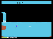 Pitfall II: Lost Caverns for ColecoVision - I just went over the waterfall...and avoid eels in the water!