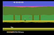 Pitfall II: Lost Caverns for Atari 2600 - Game start; don't get hit by the bat!