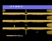 Pitfall II: Lost Caverns for Atari 2600 - Don't touch the leaping frog or you'll be sent back to a checkpoint...
