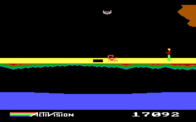 Pitfall II: Lost Caverns IBM PC/Compatibles Screenshot: More scorpions...