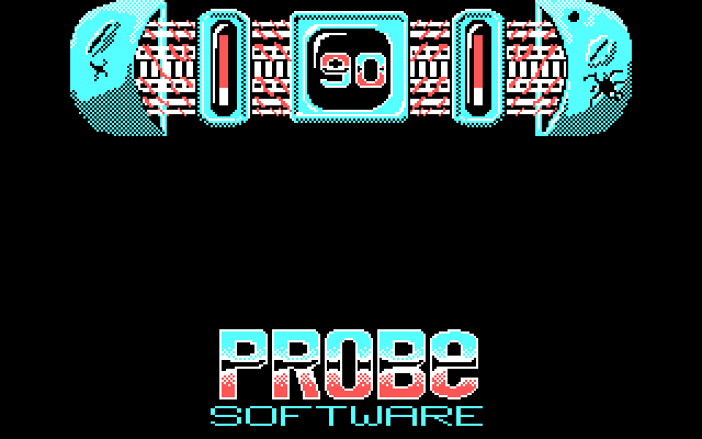 Trantor: The Last Stormtrooper IBM PC/Compatibles Screenshot: Probe software logo.