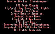 Trantor: The Last Stormtrooper for IBM PC/Compatibles - Title screen.