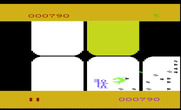 Tooth Invaders for Commodore VIC-20 - Careful, don't get caught by the green thing!