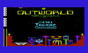Outworld for Commodore VIC-20 - Title screen.