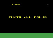 Cloudburst for Atari 8-bit - Game over.
