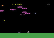 Cloudburst for Atari 8-bit - I've been hit!