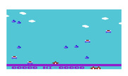 Cloudburst for Commodore VIC-20 - Game start.